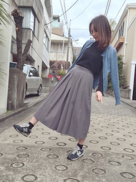 「I AM I BOYGAL（アイアムアイボイガル）のアイテム」を使った、I am I ONEROOMさん（レディース・153cm）の冬コーディネート