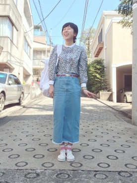 「I AM I BOYGAL（アイアムアイボイガル）のアイテム」を使った、I am I ONEROOMさん（レディース・160cm）の春コーディネート