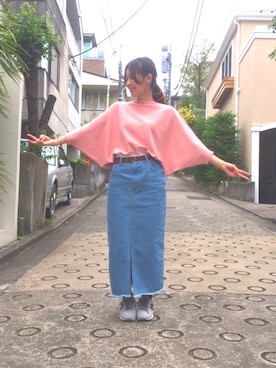 「I AM I BOYGAL（アイアムアイボイガル）のアイテム」を使った、I am I ONEROOMさん（レディース・153cm）の春コーディネート