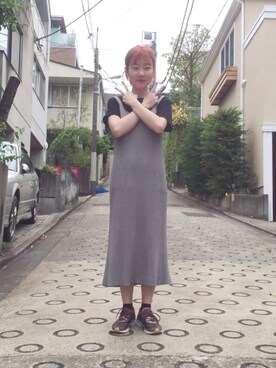 「I am I in fact...（アイアムアイインファクト）のアイテム」を使った、I am I ONEROOMさん（レディース・157cm）の春コーディネート