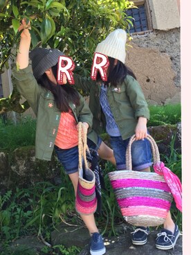 「ＧＷ」｜「アイテム（モカシン/デッキシューズ）」を使った、s1219ynさん（キッズ・90cm）の春コーディネート