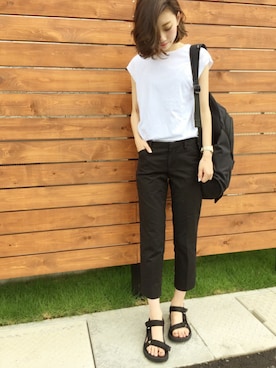 ukapiさん（レディース・158cm）の夏コーディネート