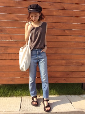 ukapiさん（レディース・158cm）の夏コーディネート