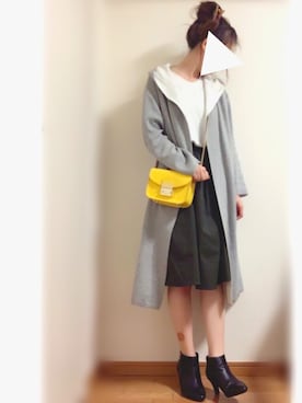 「JEANASIS（ジーナシス）のアイテム（ブーティ）」を使った、Miiさん（レディース・158cm）の秋コーディネート