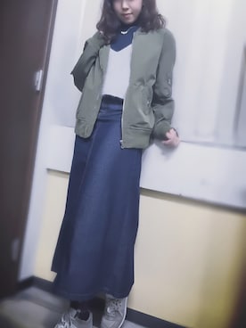 紫乃さん(レディース・157cm)の春コーディネート