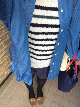 「ANOTHER BRANCH（アナザーブランチ）のアイテム（トップス）」を使った、なんさん（レディース・143cm）の秋コーディネート