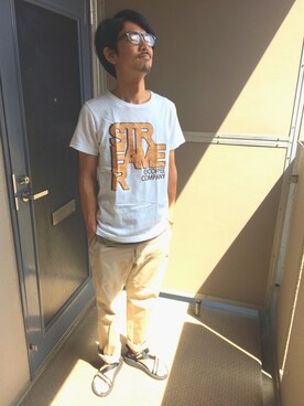 「借り物コーデ」｜Ｋｉｍさん（メンズ・173cm）の夏コーディネート