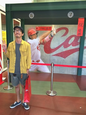 「ラブ＆ピース2016」｜「アイテム（キャップ）」を使った、Ｋｉｍさん（メンズ・173cm）の秋コーディネート