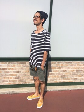 「SEVENDAYS=SUNDAY（セブンデイズサンデイ）のアイテム（ニットキャップ/ビーニー）」を使った、Ｋｉｍさん（メンズ・173cm）の秋コーディネート