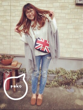 ぺこさん（レディース・156cm）の冬コーディネート