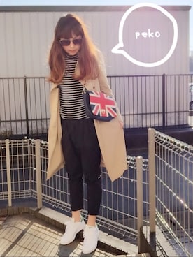 ぺこさん（レディース・156cm）の冬コーディネート