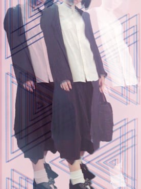 「黒が好き」｜こけしさん（レディース・155cm）の夏コーディネート