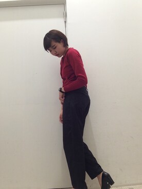 「フレンチカジュアル」｜ワカバさん（レディース・163cm）の秋コーディネート