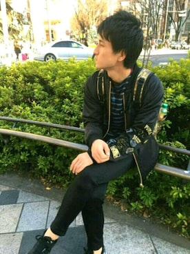 「SEVENDAYS=SUNDAY（セブンデイズサンデイ）のアイテム（バッグ）」を使った、nissyさん（メンズ・170cm）の春コーディネート