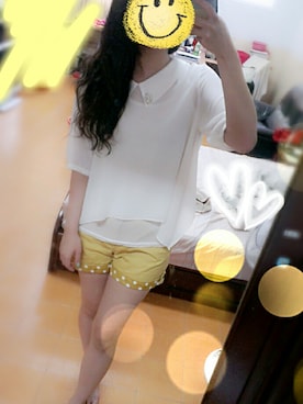 「doota（ドゥータ）のアイテム」を使った、貝絲雯さん（レディース・164cm）の夏コーディネート