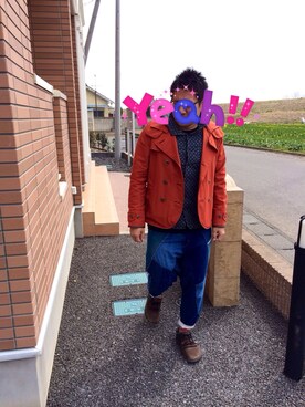 「FRAPBOIS」｜「アイテム（トレンチコート）」を使った、まみさんさん（メンズ・172cm）の春コーディネート
