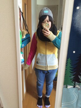 まみさんさん（レディース・162cm）の冬コーディネート