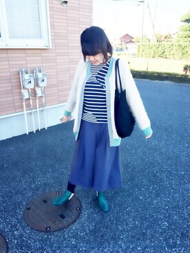 「FRAPBOIS」｜「アイテム（ブーティ）」を使った、まみさんさん（レディース・162cm）の秋コーディネート