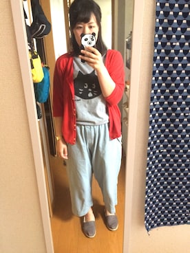 「にゃー」｜「アイテム（その他シューズ）」を使った、まみさんさん（レディース・162cm）の夏コーディネート