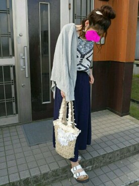 まっきさん（レディース・161cm）の夏コーディネート