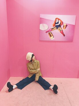 「厚底」｜「アイテム（ライダースジャケット）」を使った、３９さん（レディース・160cm）の秋コーディネート