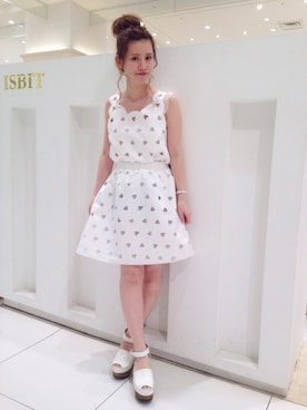 「アイテム（腕時計）」を使った、arisaさん（レディース・150cm）の春コーディネート