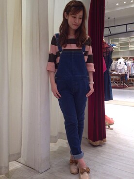 「アイテム（腕時計）」を使った、arisaさん（レディース・150cm）の夏コーディネート