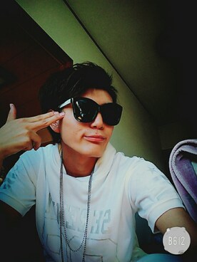 「GU（ジーユー）のアイテム（その他アウター、ホワイト系）」を使った、ゆうさん（メンズ・178cm）の秋コーディネート