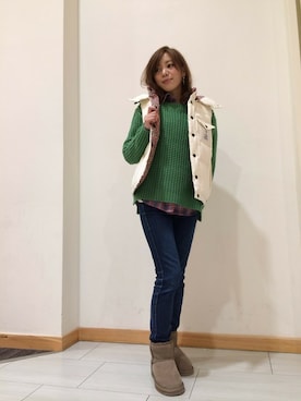 「McGREGOR CLASSIC（マックレガークラシック）のアイテム（ジャケット/アウター）」を使った、amiさん（レディース・150cm）の秋コーディネート