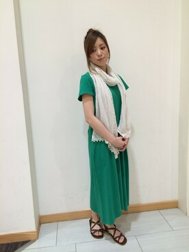 「McGREGOR CLASSIC（マックレガークラシック）のアイテム（シューズ）」を使った、amiさん（レディース・150cm）の夏コーディネート