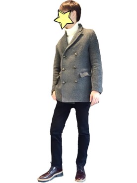 「HERE'S（HERE'S）のアイテム（ジャケット/アウター）」を使った、ｓａｙａｋａさん（メンズ・180cm）の冬コーディネート