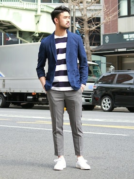 TERAさん（メンズ・183cm）の春コーディネート