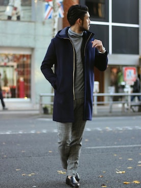 「J.M. WESTON（ジェイエムウエストン）のアイテム」を使った、TERAさん（メンズ・183cm）の冬コーディネート