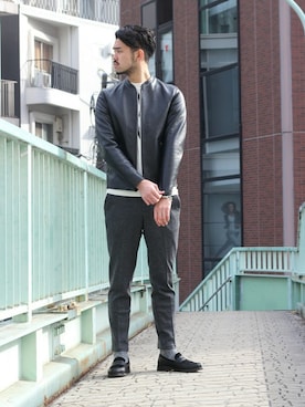 TERAさん（メンズ・183cm）の冬コーディネート