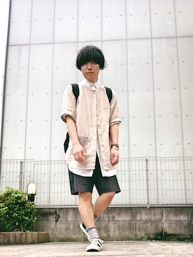「monikoto（モニコト ）のアイテム」を使った、ごっちさん（メンズ・170cm）の夏コーディネート