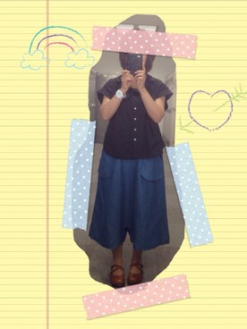 えるさん(レディース・156cm)の夏コーディネート