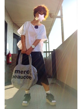 えるさん(レディース・156cm)の夏コーディネート