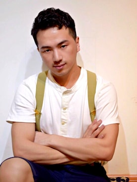 「RRL（ダブル アール エル）のアイテム（その他トップス）」を使った、vintage偉さん（メンズ・174cm）の夏コーディネート
