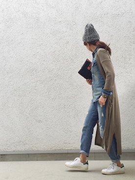 「JET（ジェット）のアイテム（トップス）」を使った、chiiikoさん（レディース・157cm）の秋コーディネート