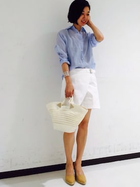 michiko.iさん（レディース・160cm）の夏コーディネート
