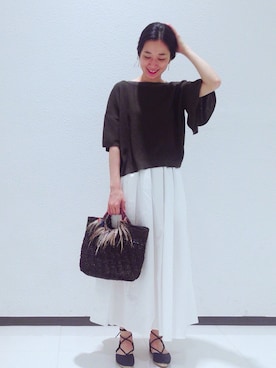 michiko.iさん（レディース・160cm）の夏コーディネート