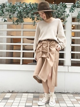 「ootd」｜oyaizuさん（レディース・156cm）の冬コーディネート