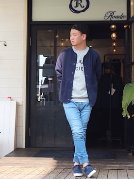 「THE QUIET LIFE（クワイエットライフ）のアイテム」を使った、Kenshiro Nakamuraさん（メンズ・164cm）の秋コーディネート