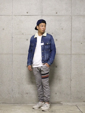 「THE QUIET LIFE（クワイエットライフ）のアイテム」を使った、Kenshiro Nakamuraさん（メンズ・164cm）の秋コーディネート