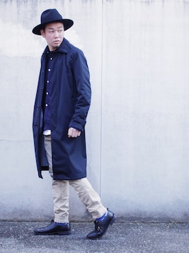 「ジョガーパンツ」｜Kenshiro Nakamuraさん（メンズ・164cm）の冬コーディネート