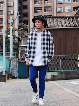 「CPH（シーピーエイチ）のアイテム」を使った、Kenshiro Nakamuraさん（メンズ・164cm）の冬コーディネート