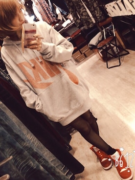 「コートフォース」｜saeさん（レディース・153cm）の冬コーディネート