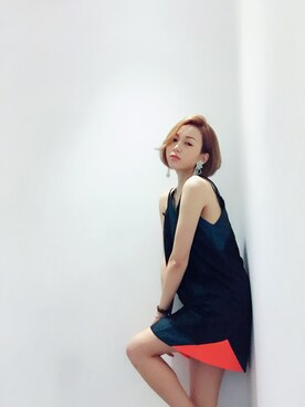 「Three floor（-）のアイテム」を使った、Missoni_Tungさん（レディース・160cm）の冬コーディネート