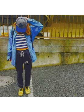 「Steady.（ステディ）のアイテム」を使った、syさん（レディース・154cm）の秋コーディネート