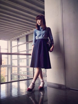 まりしゃん。さん（レディース・154cm）の秋コーディネート